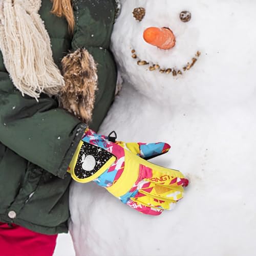 de esqui infantis, Engrossar infantis de inverno à prova d'água, de neve quentes, esportivas duráve