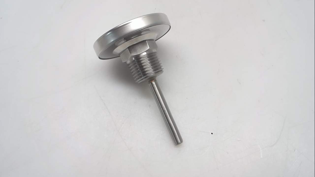 Bimetal Thermom, 2 in Dial, 150 to 750F