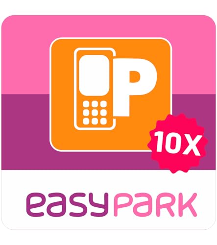 TAKONE EasyPark Vignette Sticker – Neu 10x Wiederablösbare Aufkleber 80×80 mm, Rückstandsfrei & UV-beständig, Für Windschutzscheibe