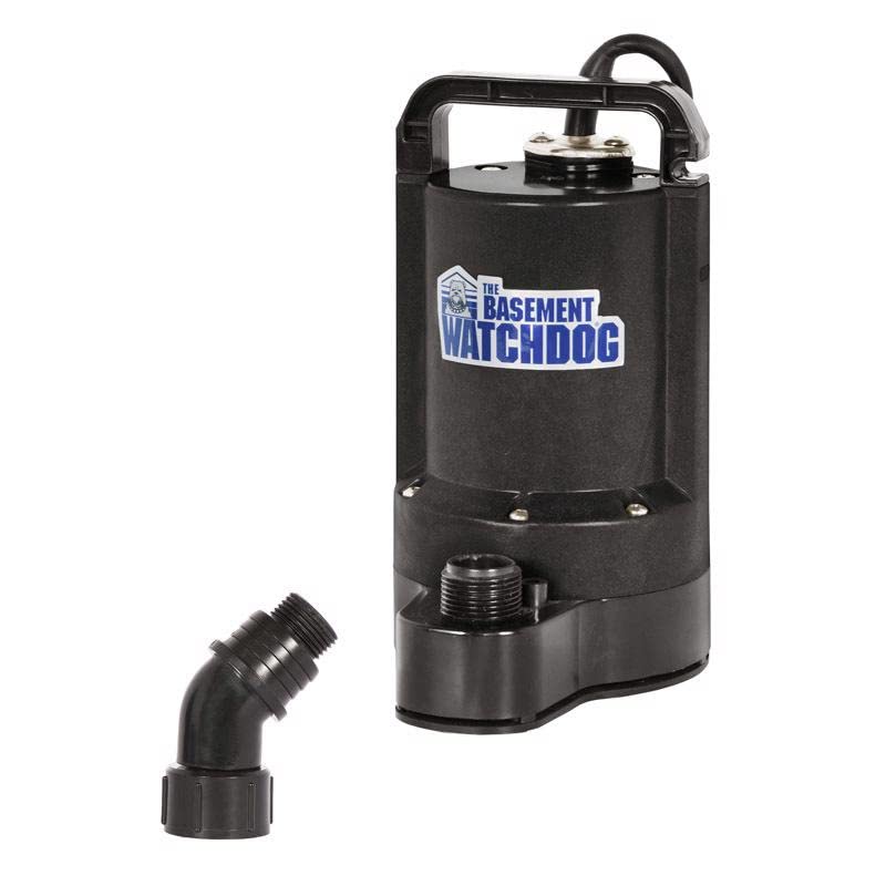THE BASEMENT WATCHDOG Model BWU033P 1/3 HP 2,200 GPH at 0 ft. and 1,440 GPH at 10 ft. Submersible Utility Pump
