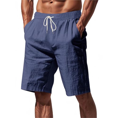 Short en lin homme anti-transpiration vêtement léger été frais