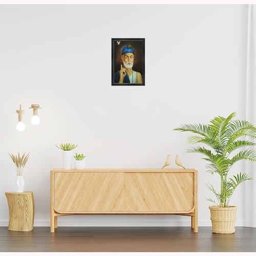 Image of Sant Kabirdas Kabir das Photo Frame, Black, Sparkle Coated Laminations, 11x14 Inch 277