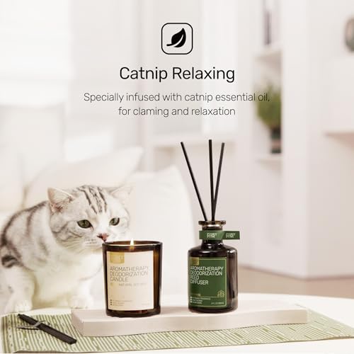 Vela eliminadora de odores para animais de estimação, fragrância de lírio do vale, vela de soja natu