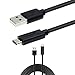 Price comparison product image TECHGEAR Extra Long (2m 6.5 ft) USB Type C Data Sync & Charging Cable Lead Compatible with Sony Xperia XZ3, XZ2, XZ1, XZ, XA2, XA1, XA2 Ultra, XA1 Ultra, XZ2 Premium, XZ Premium, USB-C cable - black