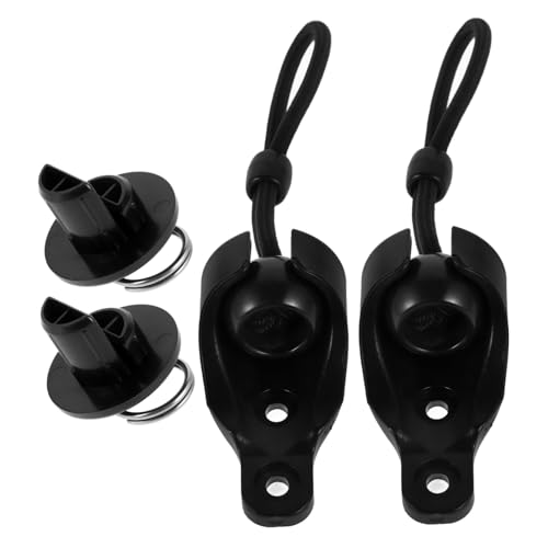 Tofficu 1Set Shade Tie Downs with Bungee Cord Ends Windproof Base End Cap Complete Roller Shade Accessory Kit for Securing Curtains Various Settings Total