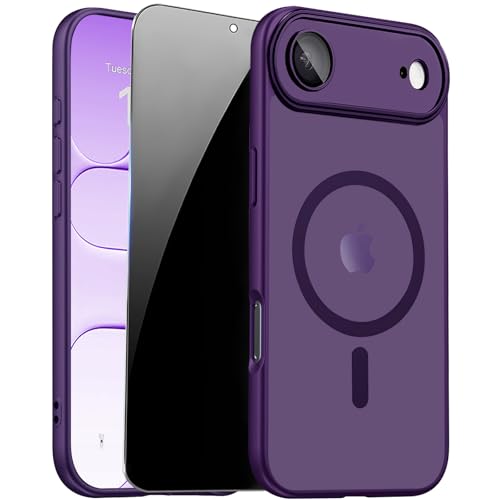 Image of for iPhone Air Case with Privacy Screen Protector, Purple