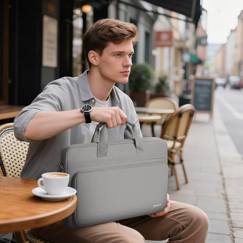 Image of NIDOO Laptop Briefcase Bag Sleeve Water-Resistant Messenger Shoulder Bag Computer Handle Business Carrying Case