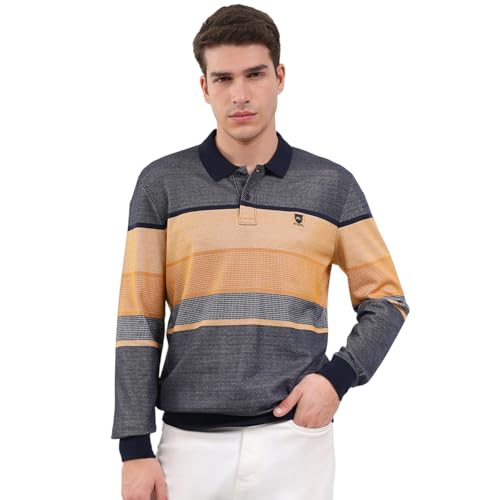 Image of Monte Carlo Men Regular Fit Solid Printed Collar Neck Button Closure Full Sleeve Winter Men T-Shirt (Pack of 1)