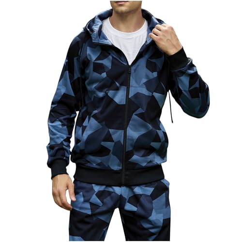 Chaqueta con capucha camuflada para hombre miniatura 1