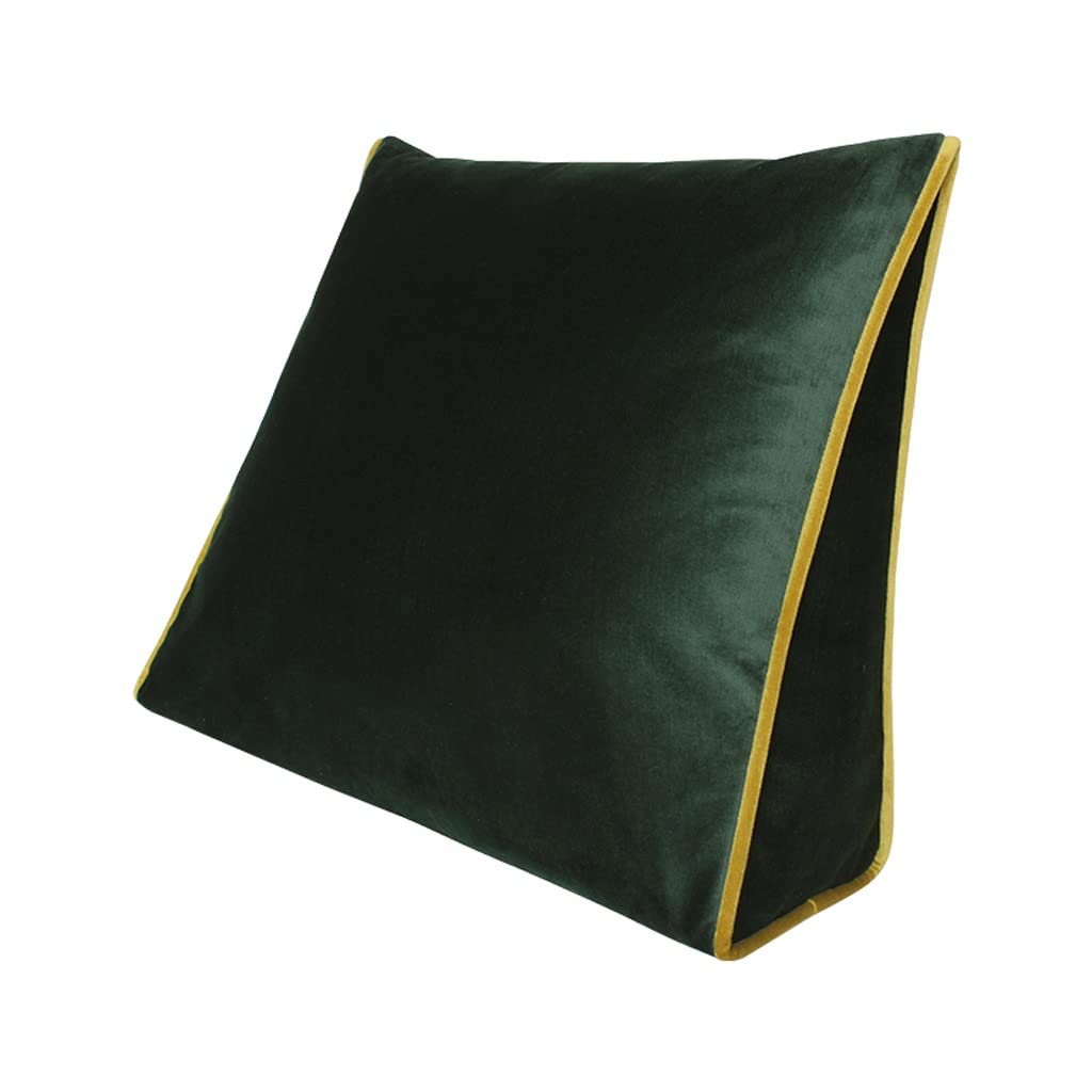 Velvet light luxe triangle tête coussin de haute qualité lavable