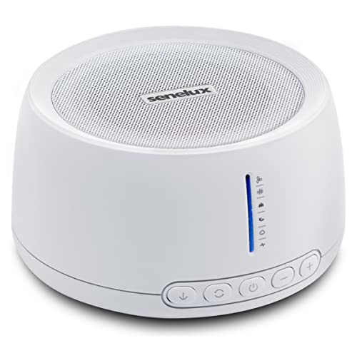 White Noise Machine, Senelux 30 Natural Sounds Therapy Timer Settings Portable Sound Machine Ideal for Kids & Adult Bedroom Home Office Travel, with USB Cable Earphone Jack White Noise Machine, Senelux 30 Natural Sounds Therapy Timer Settings Portable Sound Machine Ideal for Kids & Adult Bedroom Home Office Travel, with USB Cable Earphone Jack
