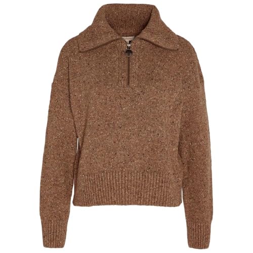 Barbour Women's Lavensdale Half-Zip Jumper, Honey2
