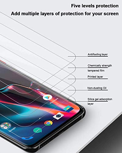 Image of COMORO Tempered Glass screen Protector For Oneplus 7 Pro Anti Shatter Edge to Edge Protection - Pack Of 1