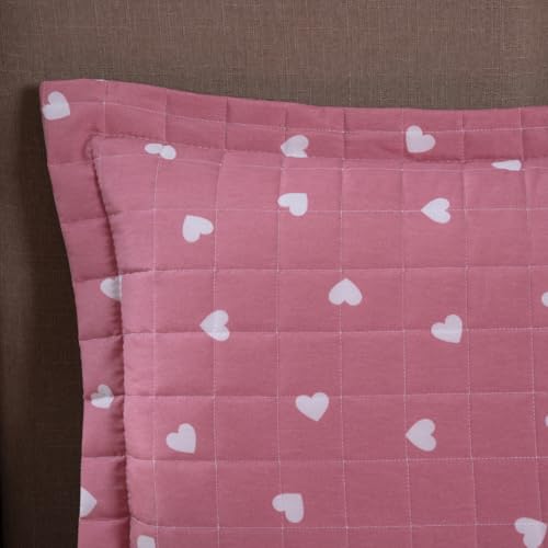 Cobre Leito SOLTEIRO 2 peças ALGODÃO 200 fios ESTAMPADO Liso com Porta Travesseiro Colcha Solteiro (