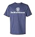 Smith & Wesson Men's Stacked Logo T-Shirt (Denim - XL)