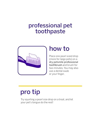 Image of Petsmile Professional Pet Toothpaste, London Broil 2.5 Oz, Cats + Dogs | VOHC Accepted, Calprox Powered. Fights plaque + tartar. Remineralizes & whitens teeth. No-Brush Required. 4-month supply.