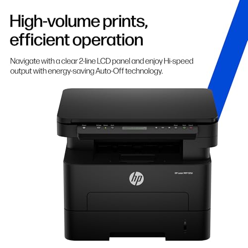 Image of HP 323d Auto Duplex Laser Printer (New Launch), Print Scan Copy,LCD Display, 30 PPM, 256 MB Memory, USB 2.0, Black