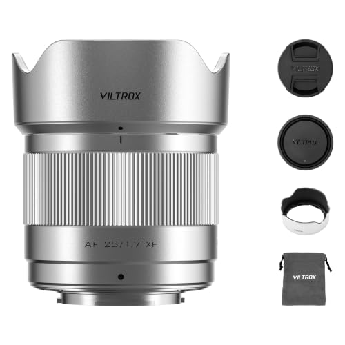 VILTROX AF 25mm F1.7 Air APS-C�����Y Fuji X�}�E���g�p - �V���o�[