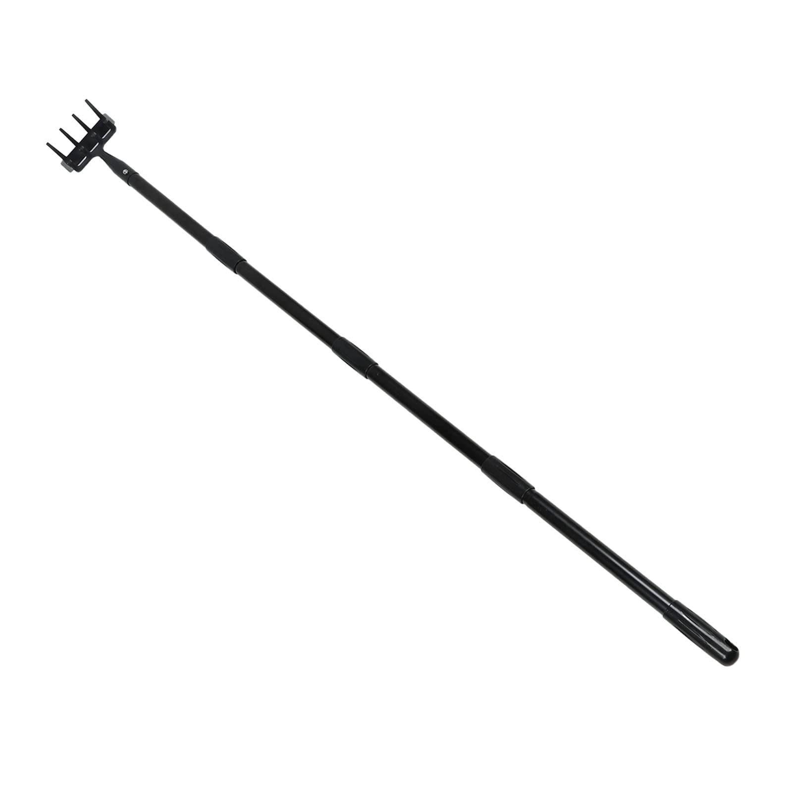 Ejoyous Rastrillo de Desmalezado, Rastrillo de Mano de Jardín de Acero Inoxidable con Longitud Ajustable y Ergonómico, Herramienta de Jardín de de Mano para Desmalezar, Aflojar el Suelo, Excavar y