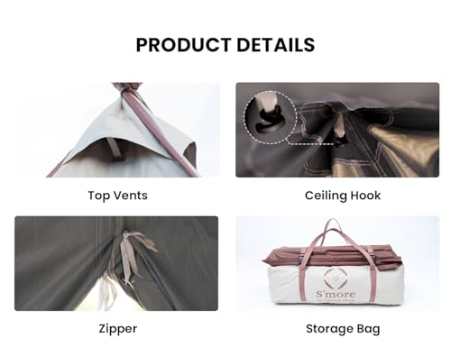 Carpa S'more A-Base 4 Estaciones para Camping Familiar miniatura 6