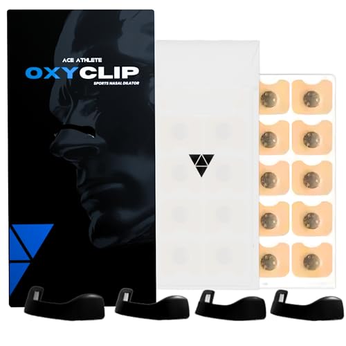Image of Oxyclip Magnetic Nasal Strips -India's #1 Magnetic Nasal Strip | Extra Strength Snoring Relief | Boost Oxygen, Improve Sleep & Facial Structure | Skin-Safe, Reusable - pack of 15 (Medium, 5, count)