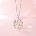 MEGA CREATIVE JEWELRY "Amor de la Familia Collares Mujer de Árbol de...