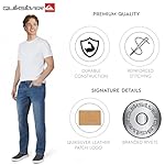 Quiksilver Men's 5 Pocket Straight Fit Stretch Waist Denim Jeans - Image 3