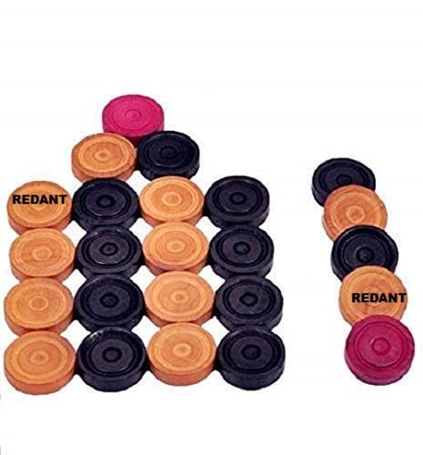Image of REDANT Carrom Board with Coin,Striker and Powder (26 Inch with Blue Cover L-1)