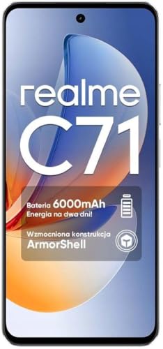 realme Smartphone C71 8GB 256GB 6.67 120Hz NFC 6000mAh Blanco White Swan