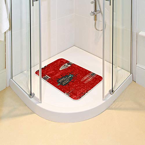 Tapis de bain antidérapant de maison salle de sport et spa - 7