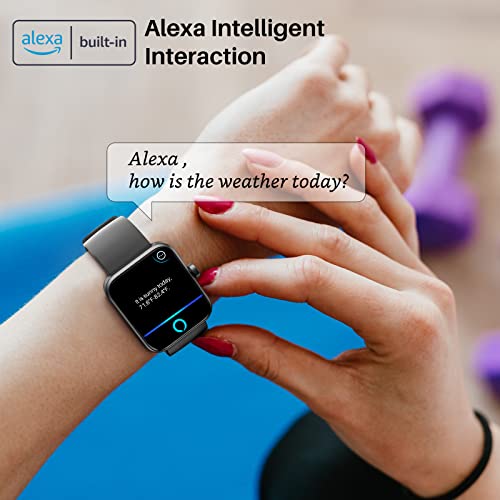 image for TOZO S2 40mm Mini Smart Watch Alexa Built-in Fitness Tracker with Hear