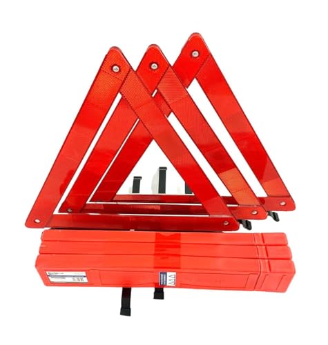 3Pack Triángulos de Seguridad Plegables con Base y Estuche miniatura 4
