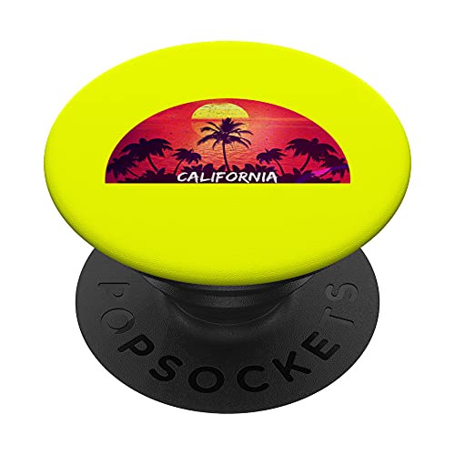 Diseño de viaje de California PopSockets PopGrip Intercambiable Cover