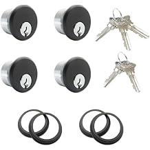 elox Storefront Zinc Mortise Cylinders for Adams Rite Commercial Storefront Door Lock 2 Pairs of KA Packed in Bronze Duronodic