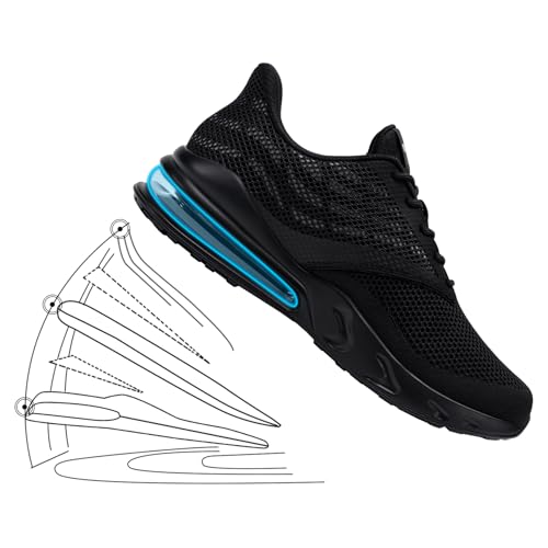 Image of LARNMERN Mens Non Slip Work Shoes Kitchen Chef Restaurant Shoes Food Service Zapatos de Cocina para Hombres Lightweight Comfortable Sneakers,All Black 11