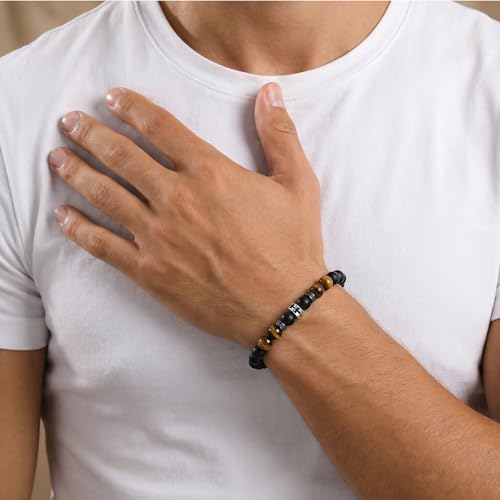 Pulsera para hombre QWNHONEY Cross miniatura 3