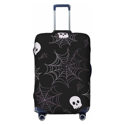 Travel Luggage Cover for Suitcase Tsa Approved, Washable Elastic Suitcase Protector, Halloween Goth Suitcase Cover Anti-scratch Baggage Cover Fits 22-24 Inch Luggage Sleeve X-Large