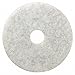 Burnishing Pad,White,Size 17