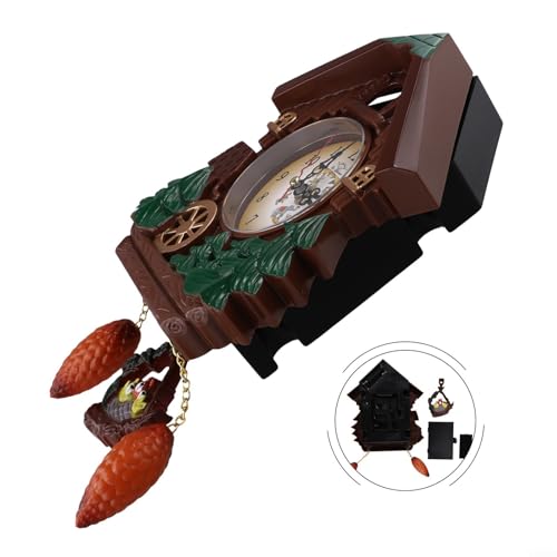 Reloj de péndulo de cuco montado en la pared para el hogar con sonido de llamada de pájaro, con estilo de casa para decoración artística y cronometraje preciso