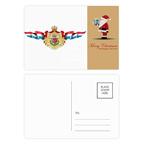 Cartes postales drapeau du Luxembourg pour souvenirs de vacances et de fêtes