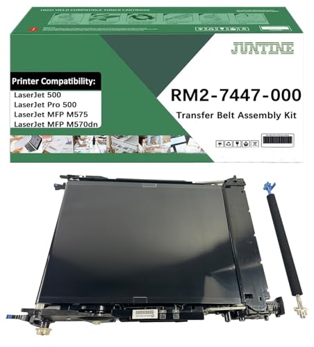JUNTINE RM2-7447-000 Transfer Belt Assembly Kit Replacement for HP RM2-7447-000 Transfer Belt Assembly Kit Compatible with HP Laserjet 500 MFP M575 Pro 500 MFP M570dn Printers(1-Pack)