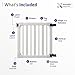 4ft H x 4ft W (1 Gate) No Dig WamBam Sturbridge Gate Kit, White Vinyl Picket Yard Fence Gate with Hardware Included for Sturbridge Fence Kit, Durable Outdoor Gate for Yard or Pool, BL19104