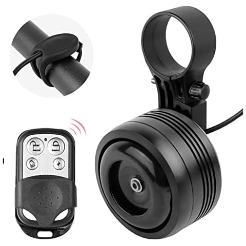 YANGLI WanLiTong Trumpet USB Charge Bicycle Electric Bell Cycle Motorcycle Scooter Horn Optional Anti-theft Alarm Siren & Remote Control (Color : Remote Control) Cover