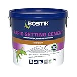 Bostik Rapid Setting Cement 5kg - Fast-Setting 20 Minute Waterproof Repair Mortar - Ready Mixed, Just Add Water - Strong & Durable - For Drain Repairs & Concrete Fixing - Indoor & Outdoor Use