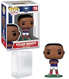 Kylian Mbappe #78 Funko POP! Soccer France Figurine Bundle with HOFSM Protector Case