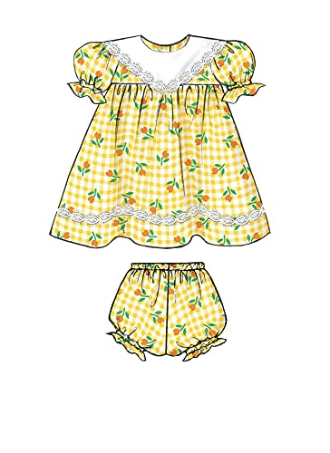 Butterick Patterns B4110 Infants' Dress, Panties, Jumpsuit And Hat #TOP5