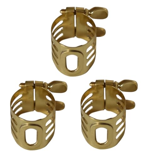 Ligature Ishimori pour saxophone alto en bakélite fixation de précision