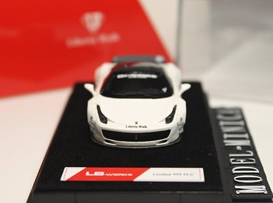 Amazon | 白！LBWK特注品！1/64 フェラーリ Ferrari 458 Italia LB