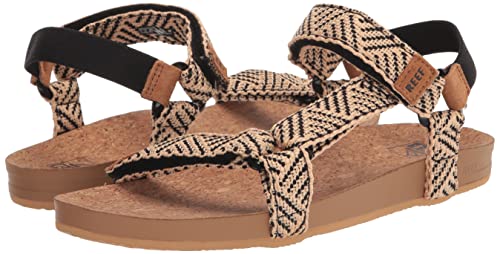 Reef Womens Cushion Rem Sport Sandal, Black/Tan, 9 Us #TOP6
