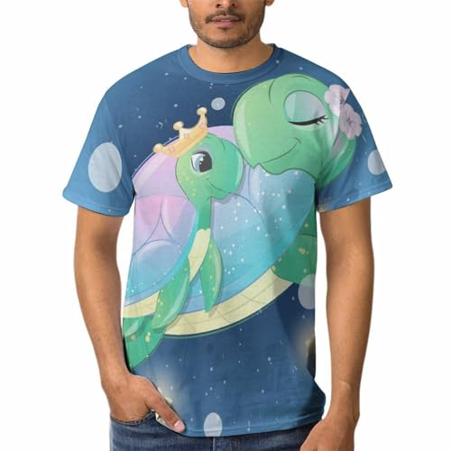 Tshirt Tortue Verte Homme col rond anti-irritation pour en finir avec les hauts inconfortables